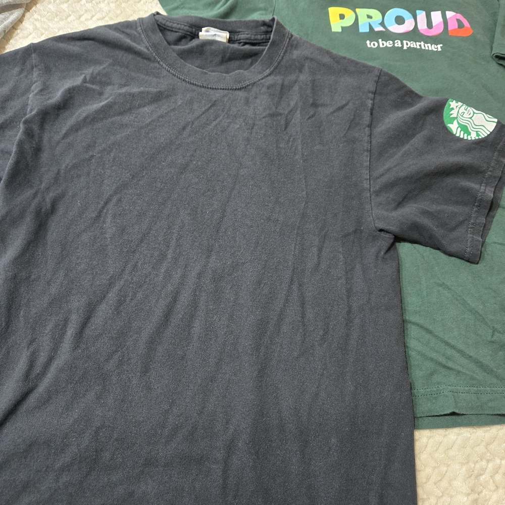 Starbucks Employee T-shirts Set of 3 - Picture 3 of 13